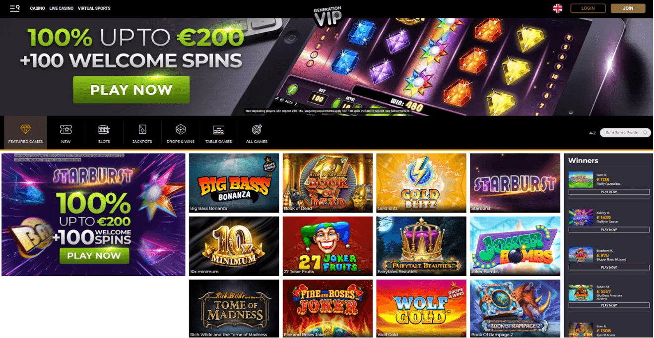 GenerationVIP Casino